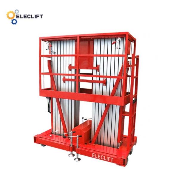 Max 16 Meters Aluminum Lift Platform Self Propelled Man Lift With High Load