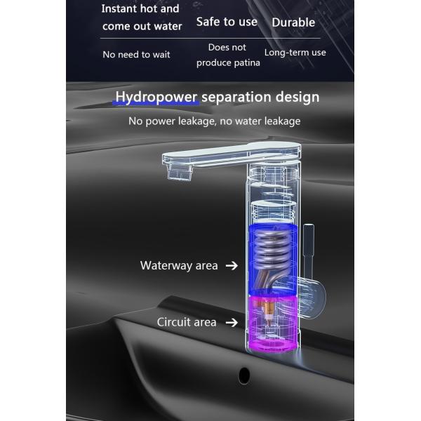 Faucet воды LVD нагрева электрическим током немедленного горячего водопроводного крана кухни 3000w многофункциональный