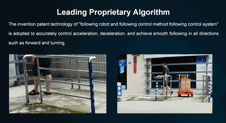 High-Efficiency Cost-Effective Warehouse Cargo Trolley Autonomous Vehicle Robot Delivery