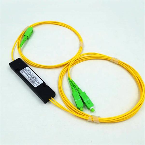 Passive WDM Fiber Splitter , 1310/1550nm Wavelength 1x2 Fiber Splitter