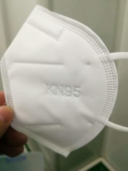 Dispossable Medical N95 Masks , Non Woven Disposable Mask white color
