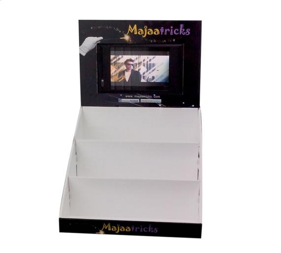 Button Control lcd advertising screen player for supermarket retail display shelf