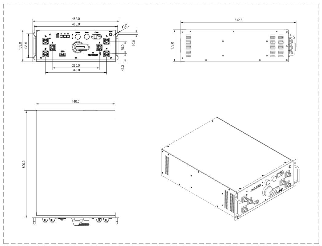 4U BMS Master Slave 105S 336V 250A Высоковольтные решения для хранения энергии Коррекция питания