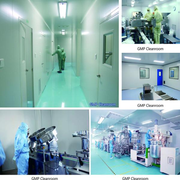 Epoxy Floor Pharmaceutical Medical Cleanroom GMP Stainless Steel Clean Room