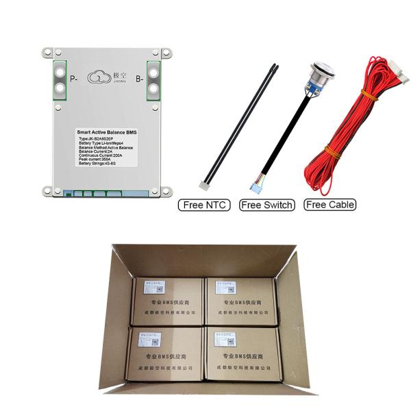 JK BMS battery system 1A 2A 7s 24v 200a 7S 8S Active 24V Balance current BMS