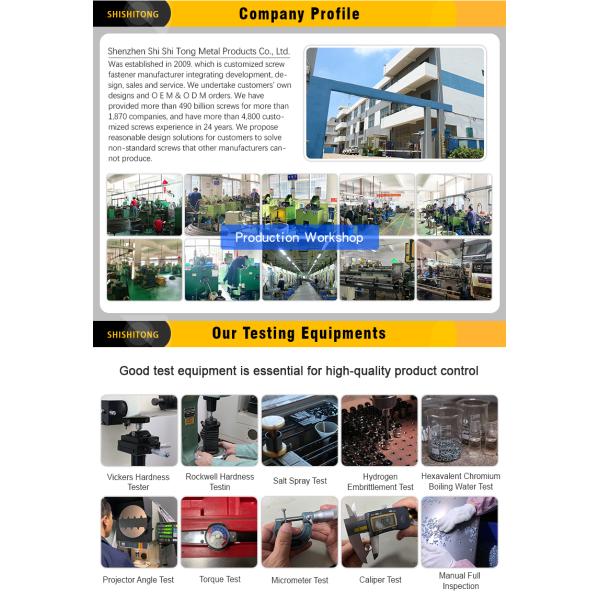 Stainless Steel Black Oxide Torx PT Thread Mini Screw for Plastic