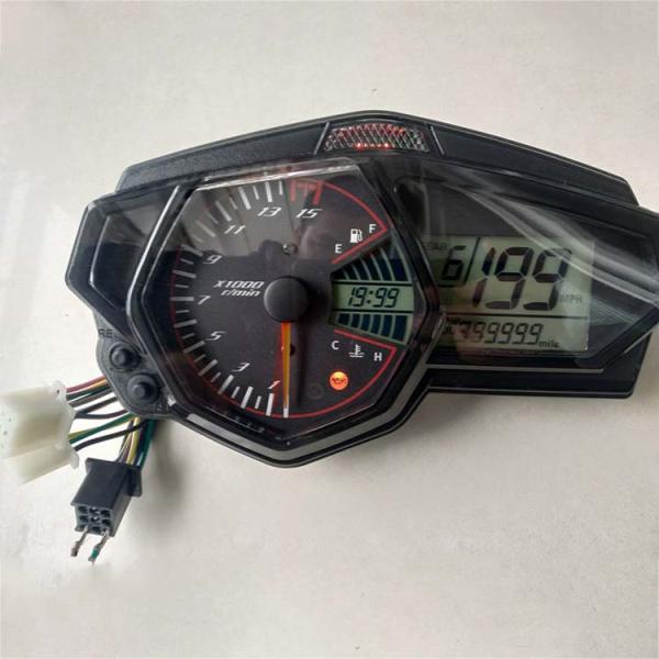 Black Plastic Motorcycle LCD Meter Digital Speedometer for Yamaha YZF R3