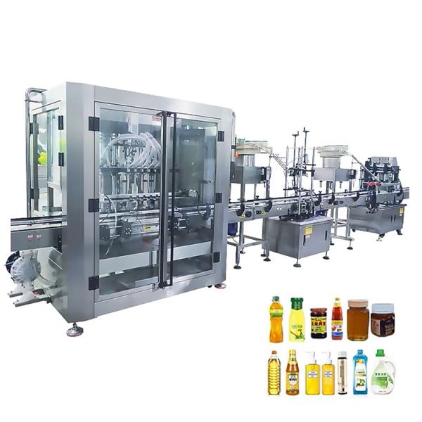 8/12/14/16 Bottles Liquid Bottle Filling And Capping Machine With GMP Certified