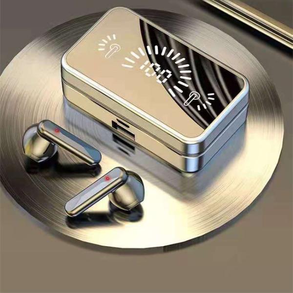 Mirror Digital Display Power Bank Earphones Bluetooth EDR 400mAH