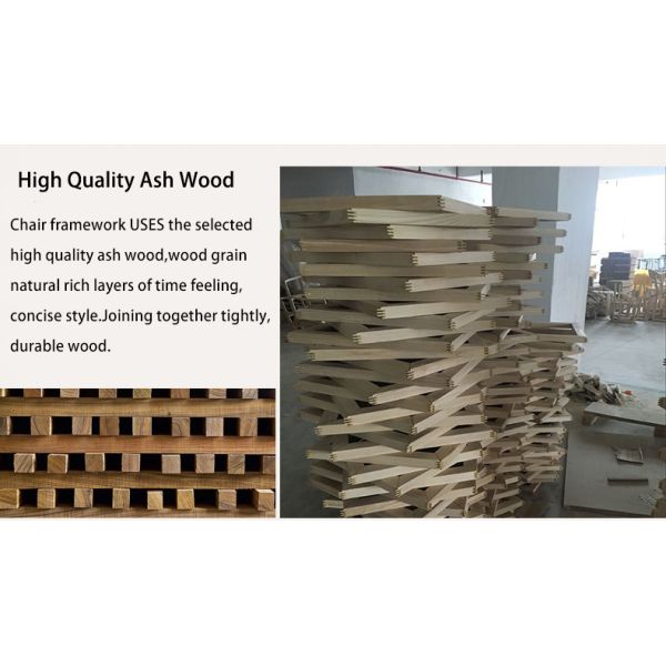 High Back Dining Chairs Ash Solid Designer Restaurant Classic Top Grade Wood Hotel Chair