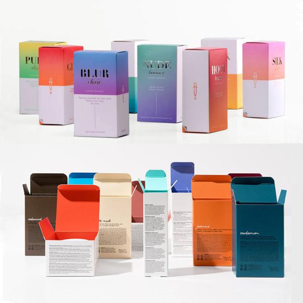 Custom Logo Cosmetic Packaging Box Recycled Materials OEM Welcome