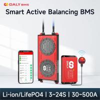 Daly 16s 48v 300a Smart Bms avec Bluetooth WIFI Bms 20A 30A 50A 60A 80A 4S-32S Bms pour voiture