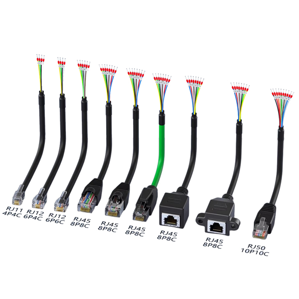 RJ45 RJ48 RJ50 RJ11 RJ12 Connector to 485 422 RJ45 to 232 Cable Data Transmission Line