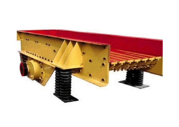 Vibrating Feeder ZSW Series Ore Processing Equipment 900 - 1500t/H Capacity