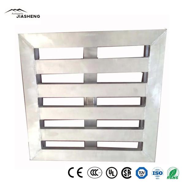                  Heavy Duty Customized Anti-Slip Reusable Aluminum Pallets for Chemical Industry Transport Metal Tray Sale             