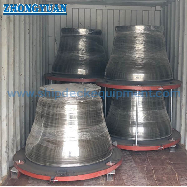 High Energy Absorption Cone Type Rubber Fenders For Quay Marine Rubber Fender