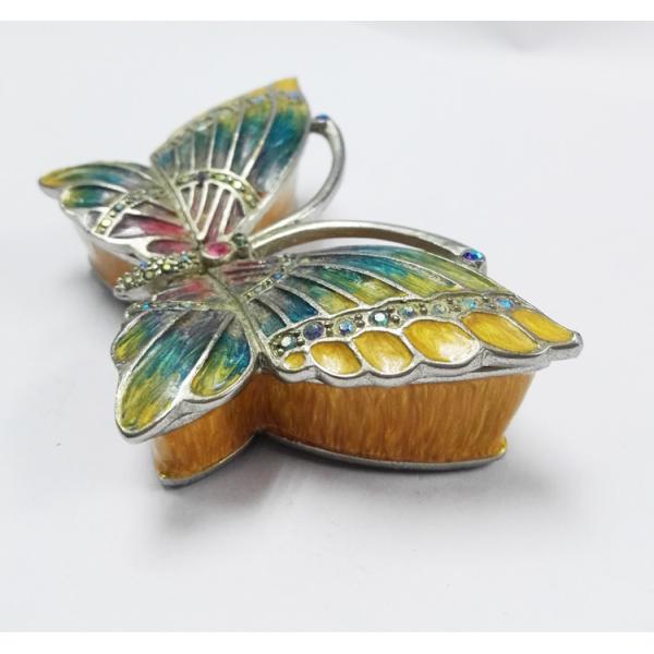 Butterfly Design Luxury Metal Jewelry Box Newest Promotional Box for Jewelry