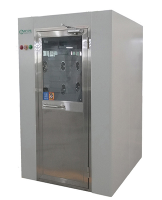 YANING Factory Cleanroom Air Shower Stainless Steel Air Shower With Single Swing Door