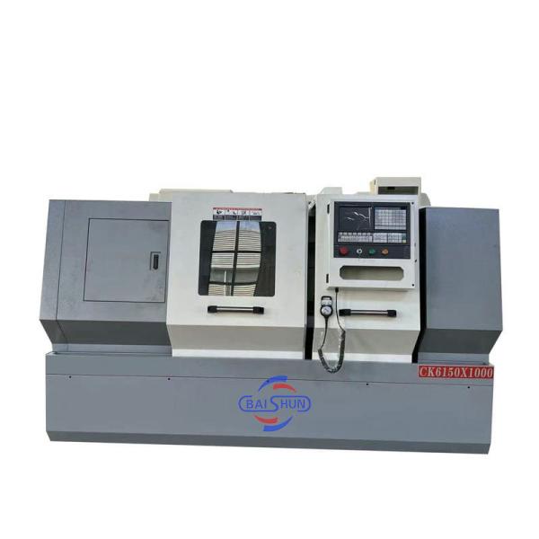 Fanuc Flat Bed máquina de torno CNC de 500 mm de oscilación de 1500 mm pieza de trabajo