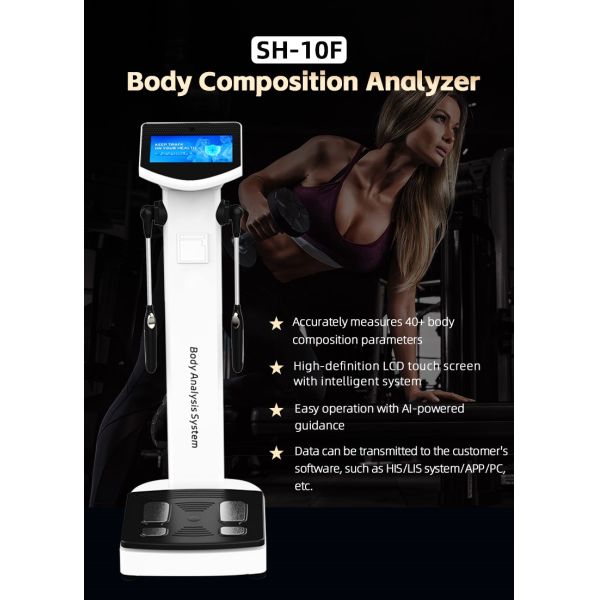 Gym Use Full Body Analyzer Body Scanner Analyzer Scanner Machine Human Composition Measurement Fat Analyse