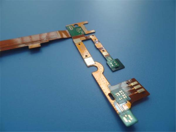Multilayer flexible PCBs Rigid-flex PCBs Polyimide PCBs0.2mm thick Immersion Gold with Yellow