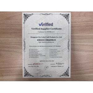 Dongguan Lebei Craft Products Co., Ltd. Certifications