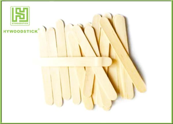 Natural Smell Tongue Depressors Round Edge , White Birch Padded Tongue Depressor
