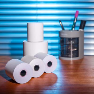 BPA livram o papel térmico do recibo de 65gsm 80mm rolo de papel térmico de 4 polegadas para a posição