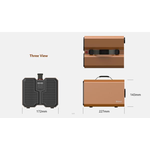 Composite Filter Ozone Generator Air Purifier 20000mg/H High Capacity