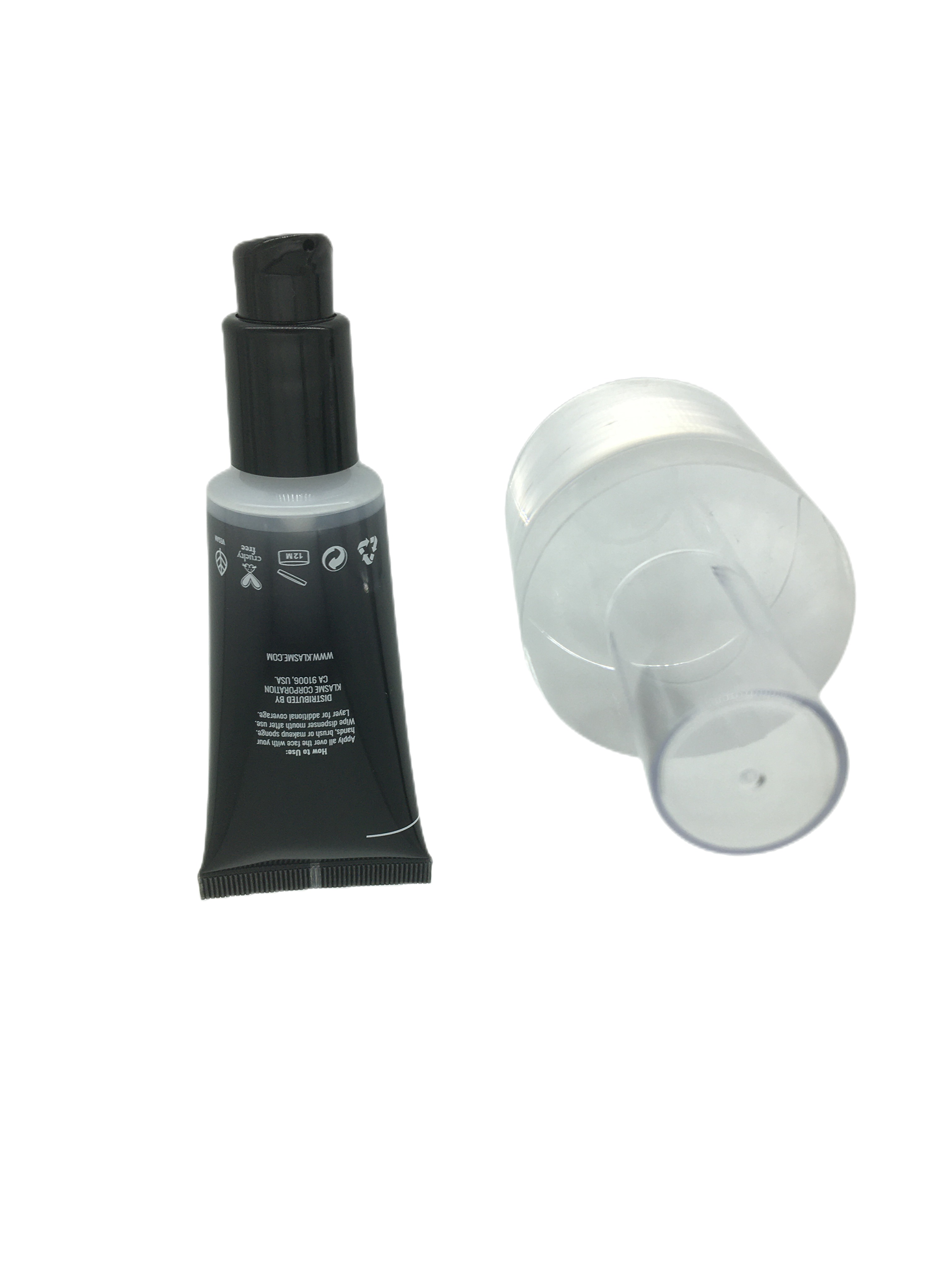 Customized Plastic Tubes Cosmetic Soft Plastic Tube Airless Pump Tube