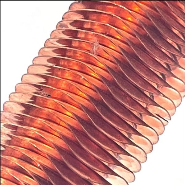 DELLOK Aluminium Finned Tubes OD73.5mm Daily Capacity Up To 3500 Meters for Heat Dissipation