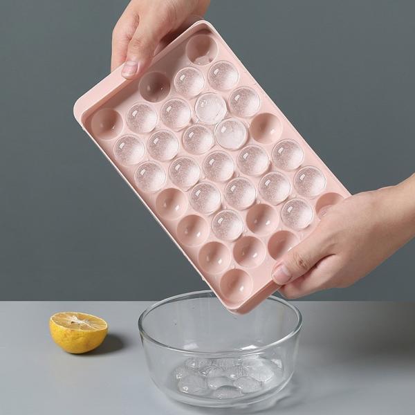 Customized BPA-Free Circle Ice Tray for Freezer Small Round Ice Cube Trays Round