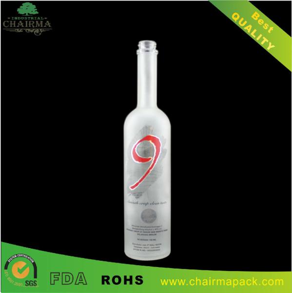 Frost Decal Glass Bottle for Vodka,Whiskey,etc