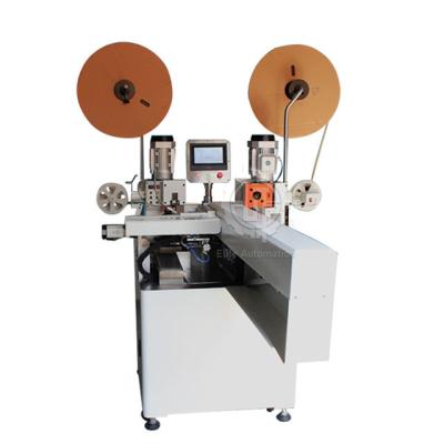 Máquina de friso do terminal automático do Dobro-lado do cabo de fita do cabo liso