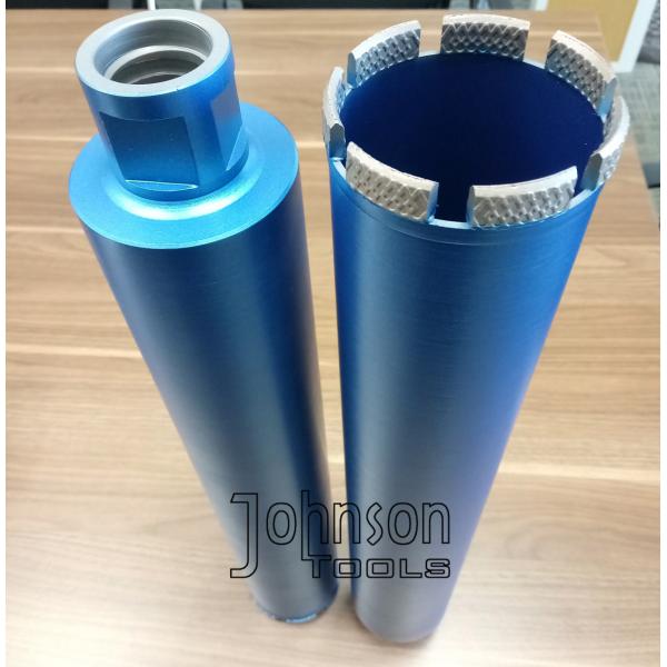 Mesh Type Diamond Core Drill Bit Segment For Concrete Coring , Long Life