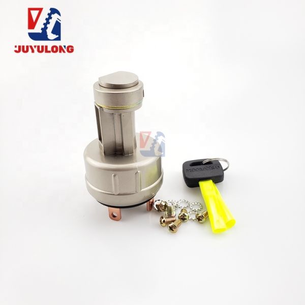 JUYULONG Good Quality Excavator Parts for PC60120 200 220-6-7-8 Starter Ignition Switch Keys Made in Guangdong