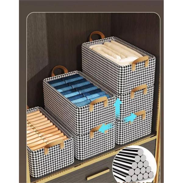 Storage Convenience Newest Fashinable Fabric Storage Organizer With Reinforced Handle