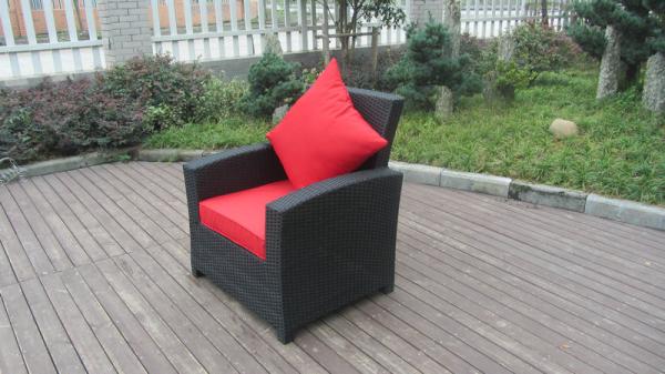 KD 4pcs cheap garden sofas outdoor rattan sofa as customized color