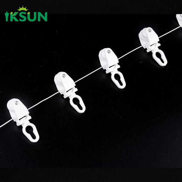 Heavy Duty Ripple Fold Curtain Track Runner 60/70/80mm Track Hooks
