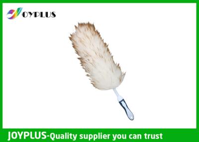 White Color Lambswool Duster Cleaning With TPR Material Handle Anti Static