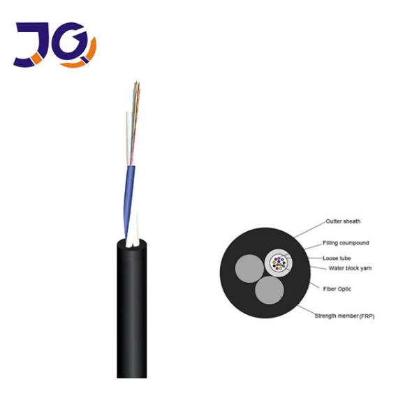Todos os mini núcleos dielétricos do cabo de fibra ótica 6 de ADSS ASU80 12 núcleos