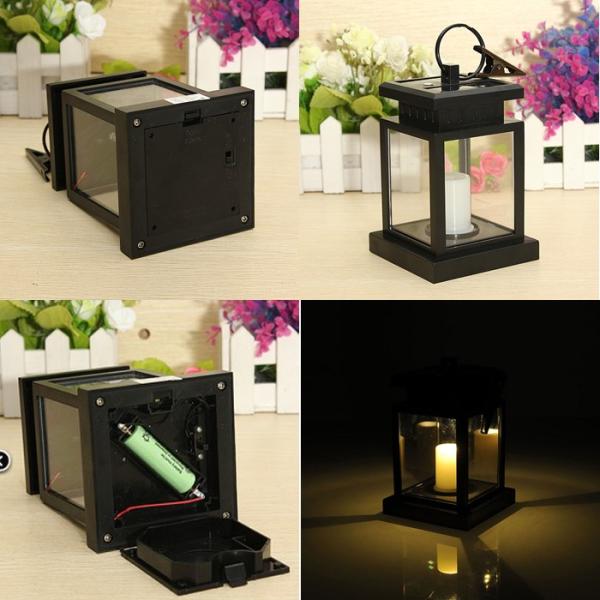 RoHS Decorative 2V LED Solar Landscape Light 20LM Solar Candle Lanterns For Party