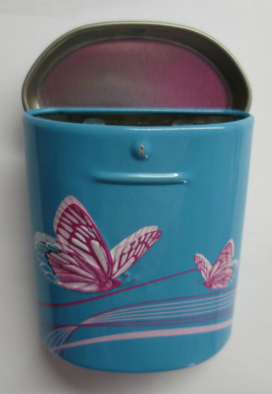 Christmas Soap Cosmetic Packaging Oval Tin Box With Printing And Embossing