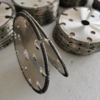 145mm*4.8mm*16mm*6mm B80/100 Electroplated CBN Cyclone Grinding Wheel For Chain SawSaws