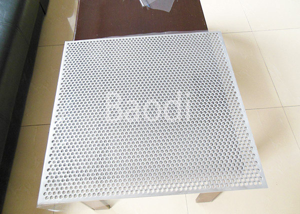 Round Hole Perforated Steel Sheet 1m X 2m For Chemical Filter Screen