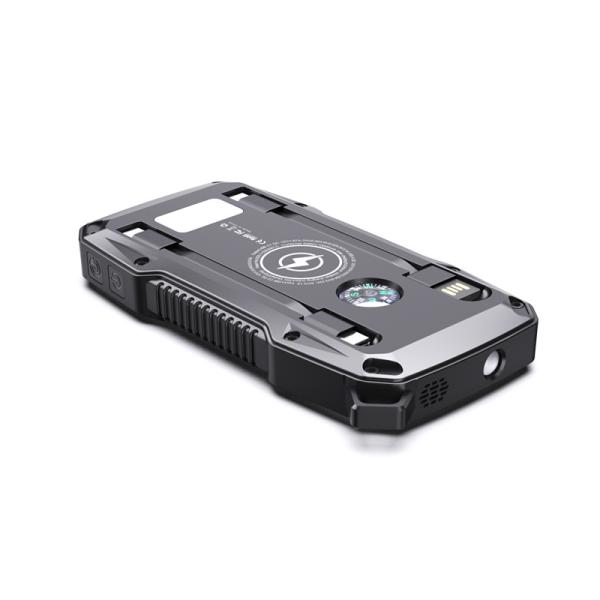 Outdoor Solar Power Bank 10000mAh IPX65 Waterproof 22.5W Fast Charge Power Bank With Compass