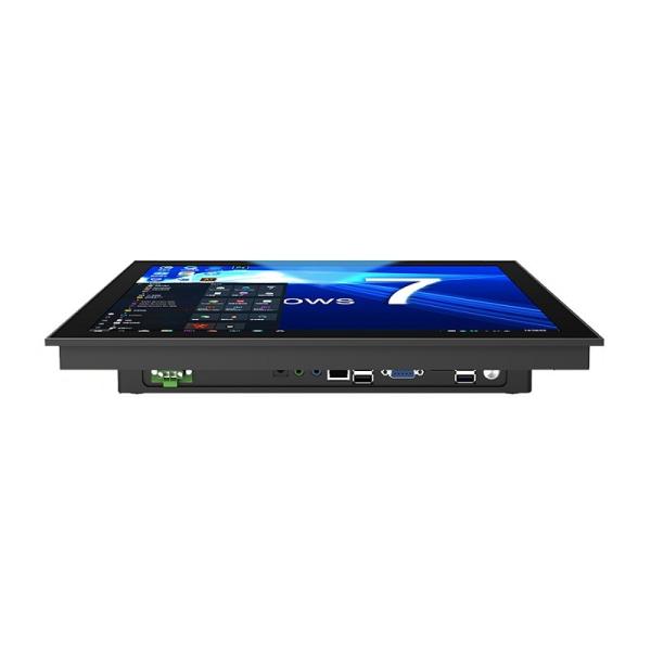 Intel J64 24 pulgadas pantalla táctil capacitiva impermeable todo en un ordenador panel industrial sin ventilador PC IPC incrustado
