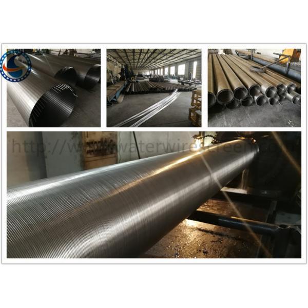 Oil Water Sand Filter 304 Wedge Wire Screen Pipe For Borewell