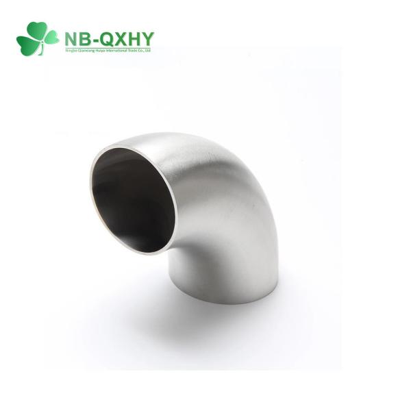 Stainless Steel Welding Connection Sanitary Food Grade Curve Pipe Fitting SS316 SS304