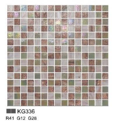 KG series glass mosaic for kitchen decoration KG336